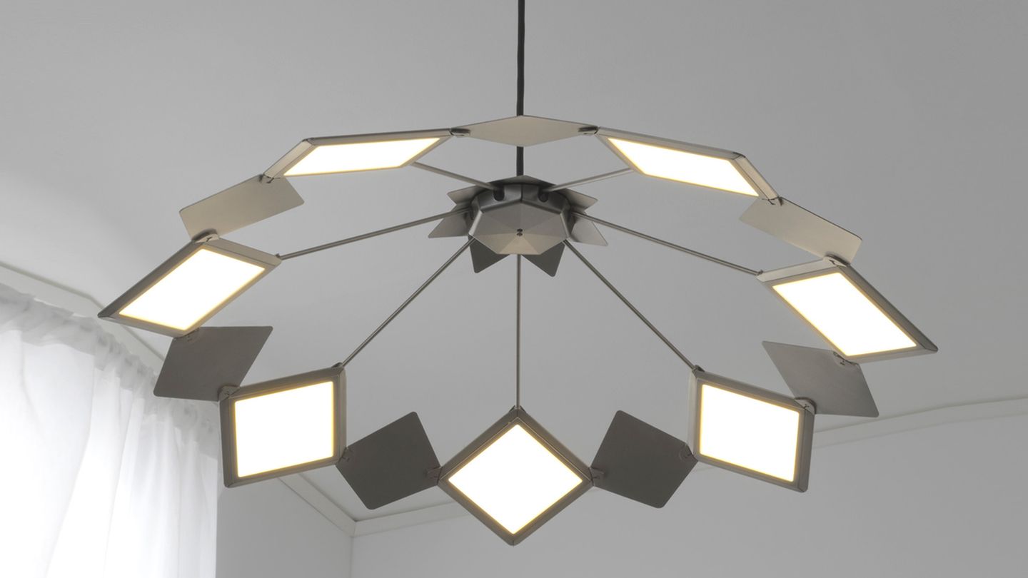 Deckenlampe mit OLED-Panels: die neue Ikea Vitsand.