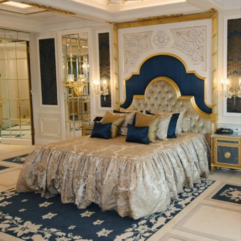 2000 Quadratmeter Prunk: Gold-Hähne am Alabaster-Bidet: So luxuriös ist die größte Hotelsuite Europas