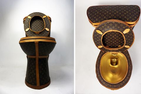 Darauf hat die Welt gewartet: Eine Louis-Vuitton-Toilette.