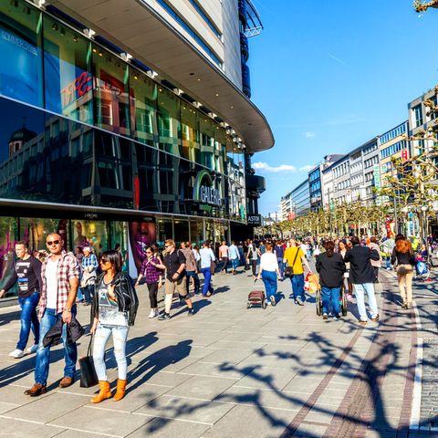 Einkaufsstraße in Frankfurt