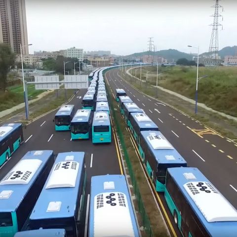 Die erste Großlieferung an Shenzhen.