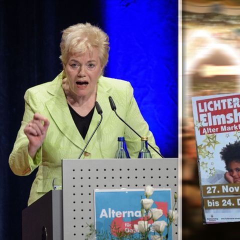 Erika Steinbach (Archivbild) stört sich am "Lichtermarkt" in Elmshorn