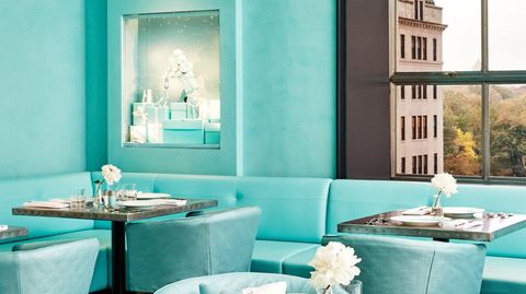 Das Blue Box Café bei Tiffanys: wie das Innere einer Schmuckschachtel