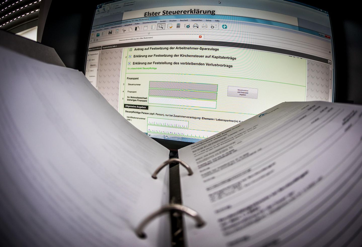Mit dem Elsterformular ist die Steuererklärung leicht und schnell erstellt