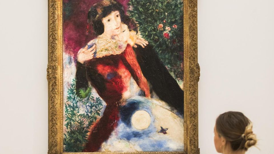 "Les Amoureux" von Marc Chagall "Les Amoureux" von Marc Chagall