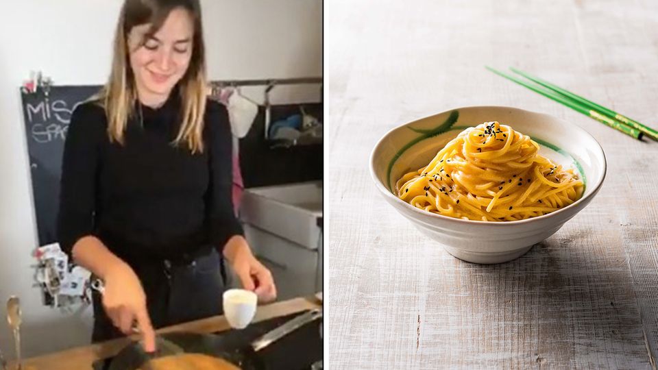 "Meine japanische Küche": Hier kocht unsere Genussredakteurin in 15 Minuten Miso-Spaghetti