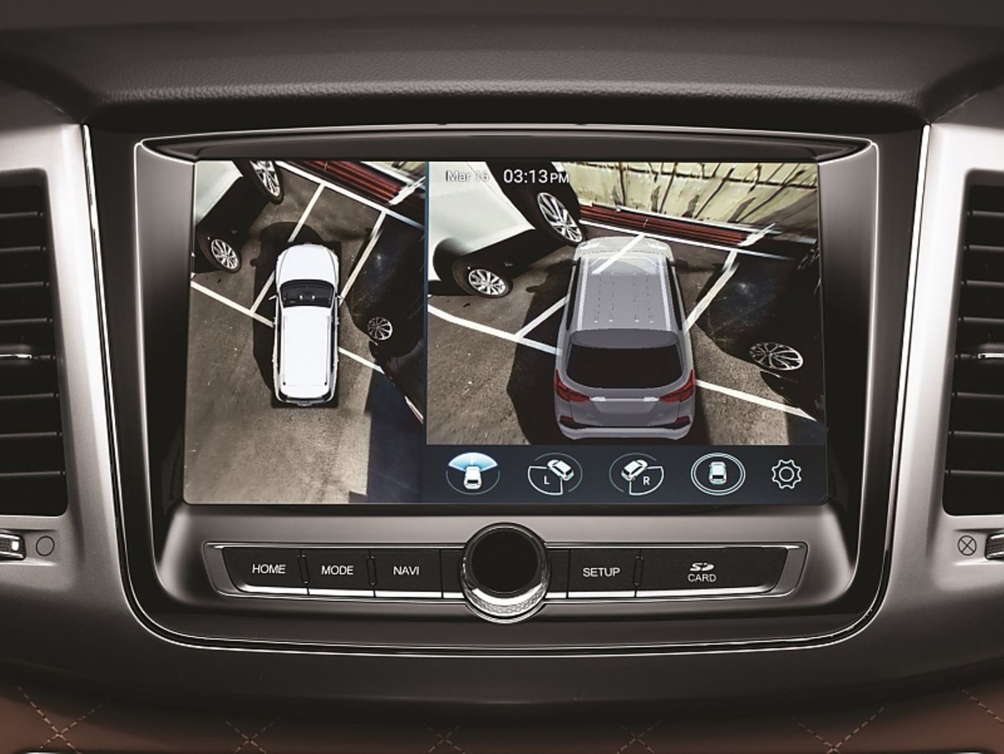 SsangYong Rexton e XDI 220 4WD - Kameras rundum