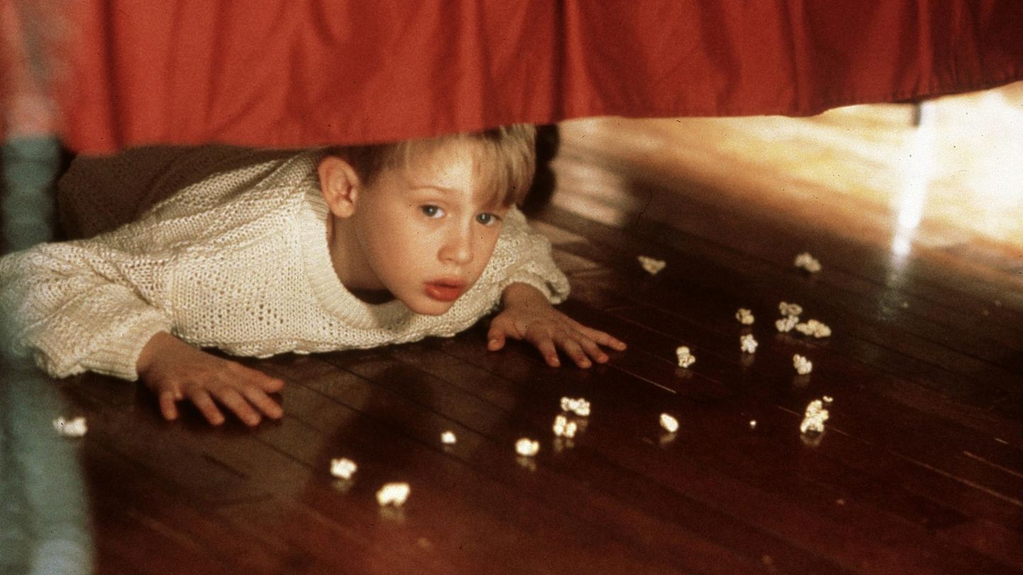 Macaulay Culkin als Kevin in "Kevin allein zu Haus"