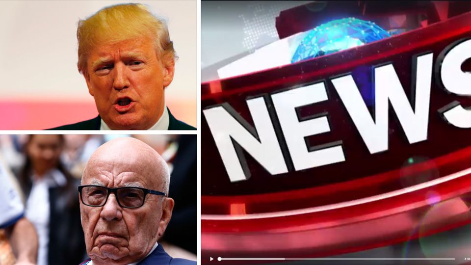 US-Präsident Donald Trump (o.l.) kann sich auf Unterstützung von Rupert Murdochs Fox News verlassen