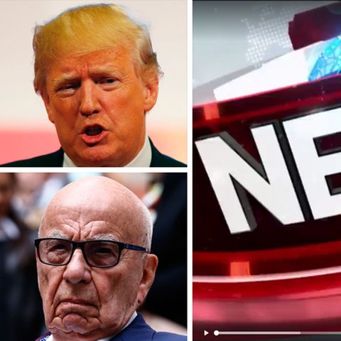 US-Präsident Donald Trump (o.l.) kann sich auf Unterstützung von Rupert Murdochs Fox News verlassen