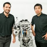 Shinichi Kiga und Chris Day - die beiden Väter des VCT-Triebwerks