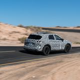 Infiniti QX 50 Prototyp - das Design kann sich sehen lassen - auch trotz Tarnung