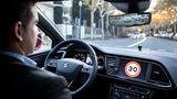 Im Seat Leon Cristobal werden zum Beispiel Trempolimits deutlich angezeigt