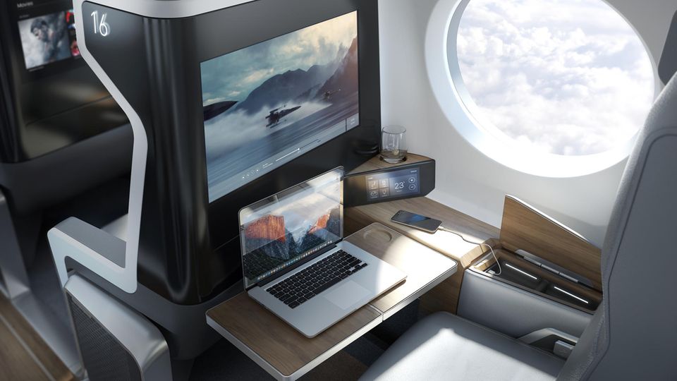 Superjet von Boom Supersonic: Luxus-Plätze ohne störende Nachbarn. Luxus-Plätze ohne störende Nachbarn.