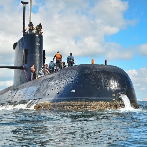 Eine undatierte Aufnhame zeigt das seit Tagen verschollene U-Boot San Juan