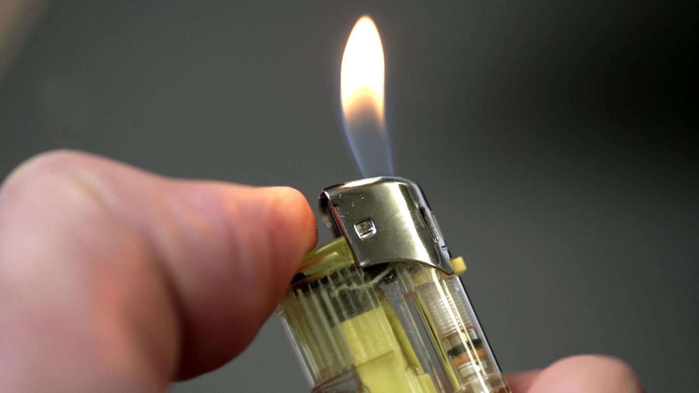 Feuerzeug (Symbolfoto)