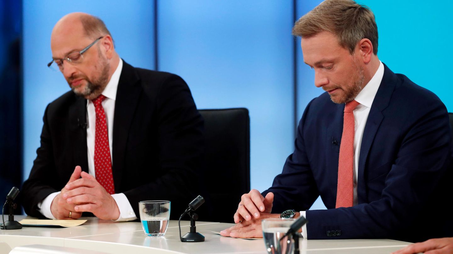 Wollen beide aktuell nicht regieren: SPD-Chef Martin Schulz und FDP-Vorsitzender Christian Lindner