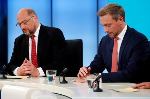 Wollen beide aktuell nicht regieren: SPD-Chef Martin Schulz und FDP-Vorsitzender Christian Lindner