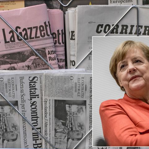 Die Kommentatoren der europäischen Zeitungen tun sich schwer damit, sich eine stabile EU ohne Angela Merkel vorzustellen.
