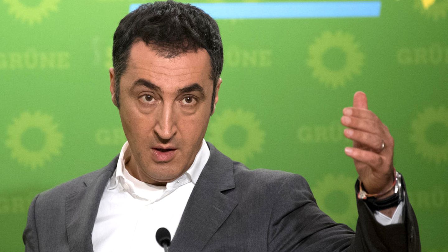 Der Vorsitzende der Partei Bündnis 90/Die Grünen, Cem Özdemir