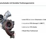 Bei der variablen Turbinengeometrie (VTG) halfen die Porsche-Erfahrungen