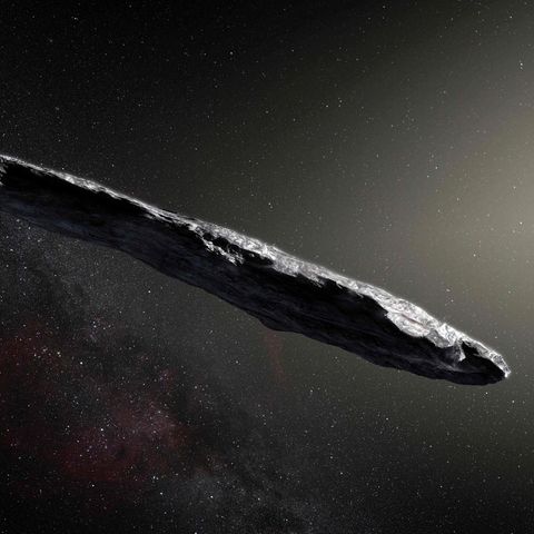 Der Asteroid aus einem fremden Sonnensystem ist rund zehn mal so lang wie breit