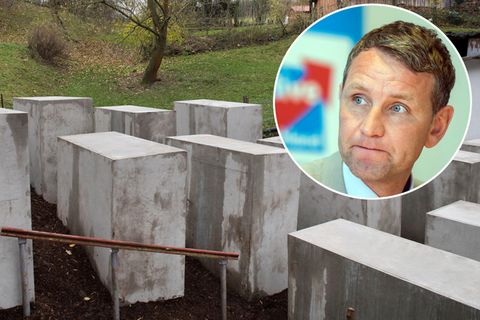 Björn Höcke, Vorsitzender der AfD-Fraktion im Thüringer Landtag, hat unbequeme Nachbarn