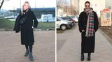 Der Lippenstift passt zum Pannesamt (links). Die Sonnenbrille, rechts im Bild, kennt man von Chanel.