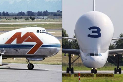 Beluga, Guppy & Co.: Plump, riesig, unförmig: Diese Frachtflugzeuge sehen einfach seltsam aus