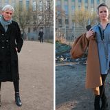 Man beachte die "Mesh"-Leggings und Lackschuhe zur Linken. Auch in verspieltem Vichy-Karo (rechts) kann man zu Techno durch den Tag (und die Nacht, und den nächsten Tag) tanzen.