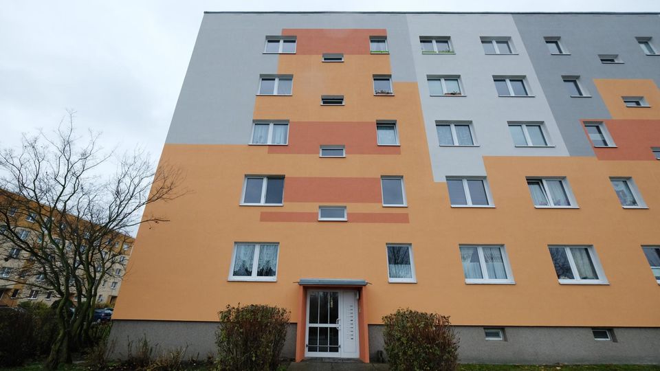 Ein Mehrfamilienhaus in Leipzig, wo ein Mann unter dem Verdacht, dem IS anzugehören, festgenommen wurde