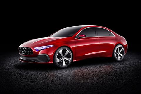 Mercedes Concept A Sedan - erstmals in Shanghai zu sehen