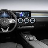 Mercedes A-Klasse Interieur 2018 - das neue Cockpit