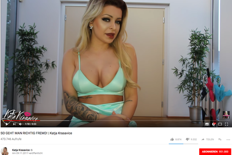 Ein Fremdgeh-Tutorial von YouTuberin Katja Krasavice