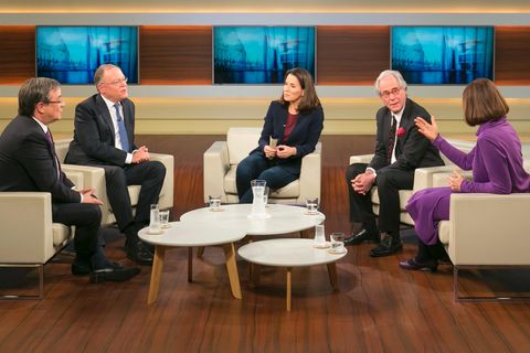 Die Gäste diskutieren bei "Anne Will" über die Regierungsbildung
