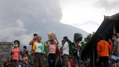 Vulkan - Bali - Mount Agung - Ausbruch - Flucht