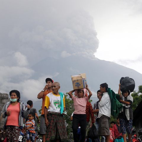 Vulkan - Bali - Mount Agung - Ausbruch - Flucht