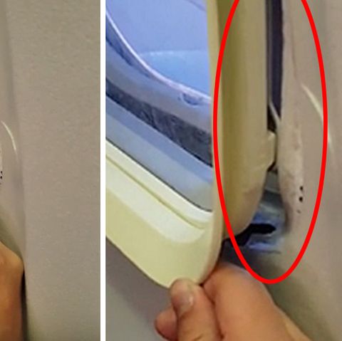 An Bord einer Boeing 737: Fliegt dieser Jet mit einem Fenster auf Kipp?