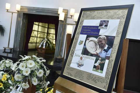 Jana Novotna - Beisetzung - Tschechien - Wimbledon-Siegerin
