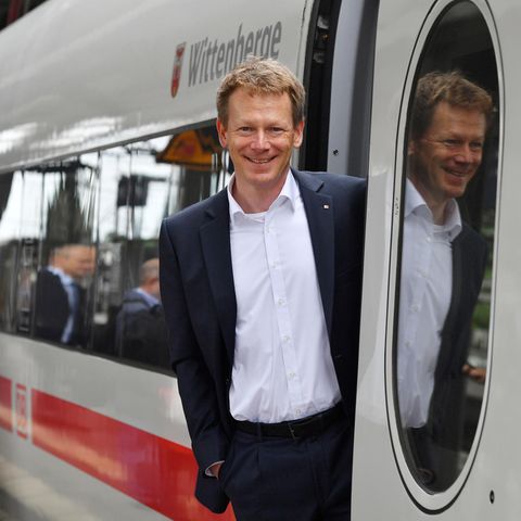 Bahn-Vorstandschef Richard Lutz:  "Wir sind bei der Pünktlichkeit noch nicht da, wo wir hin wollen."