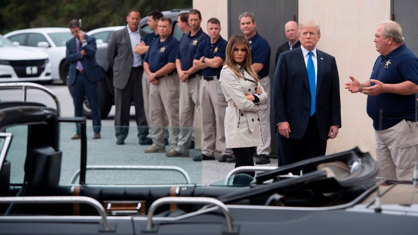 Donald Trump beim Secret Service