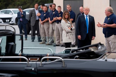 Donald Trump beim Secret Service