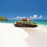 Panzer am Flamenco Beach
