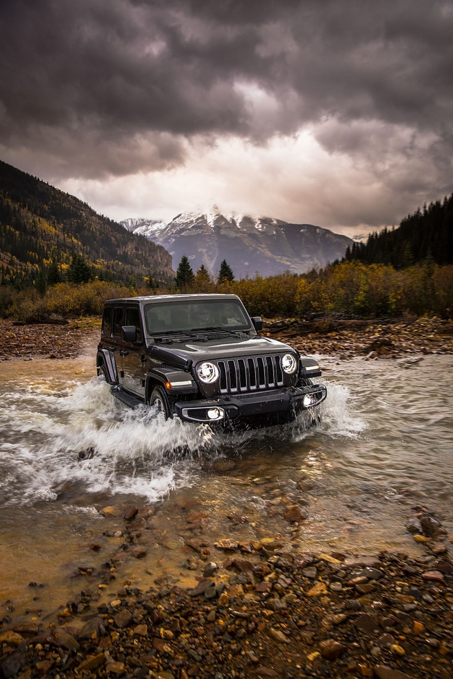 Der neue Jeep Wrangler hat eine Watttiefe von bis zu 76,2 Zentimeter