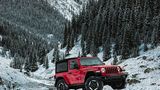 Die Achsverschränkung beim Jeep Wrangler Rubicon wird sehr groß sein
