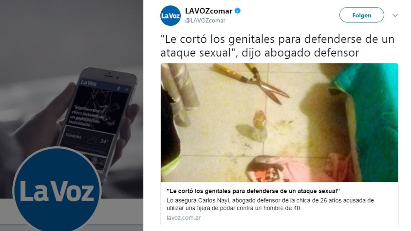 Argentinien: Liebhaber mit Gartenschere kastriert. War die Tat geplant?