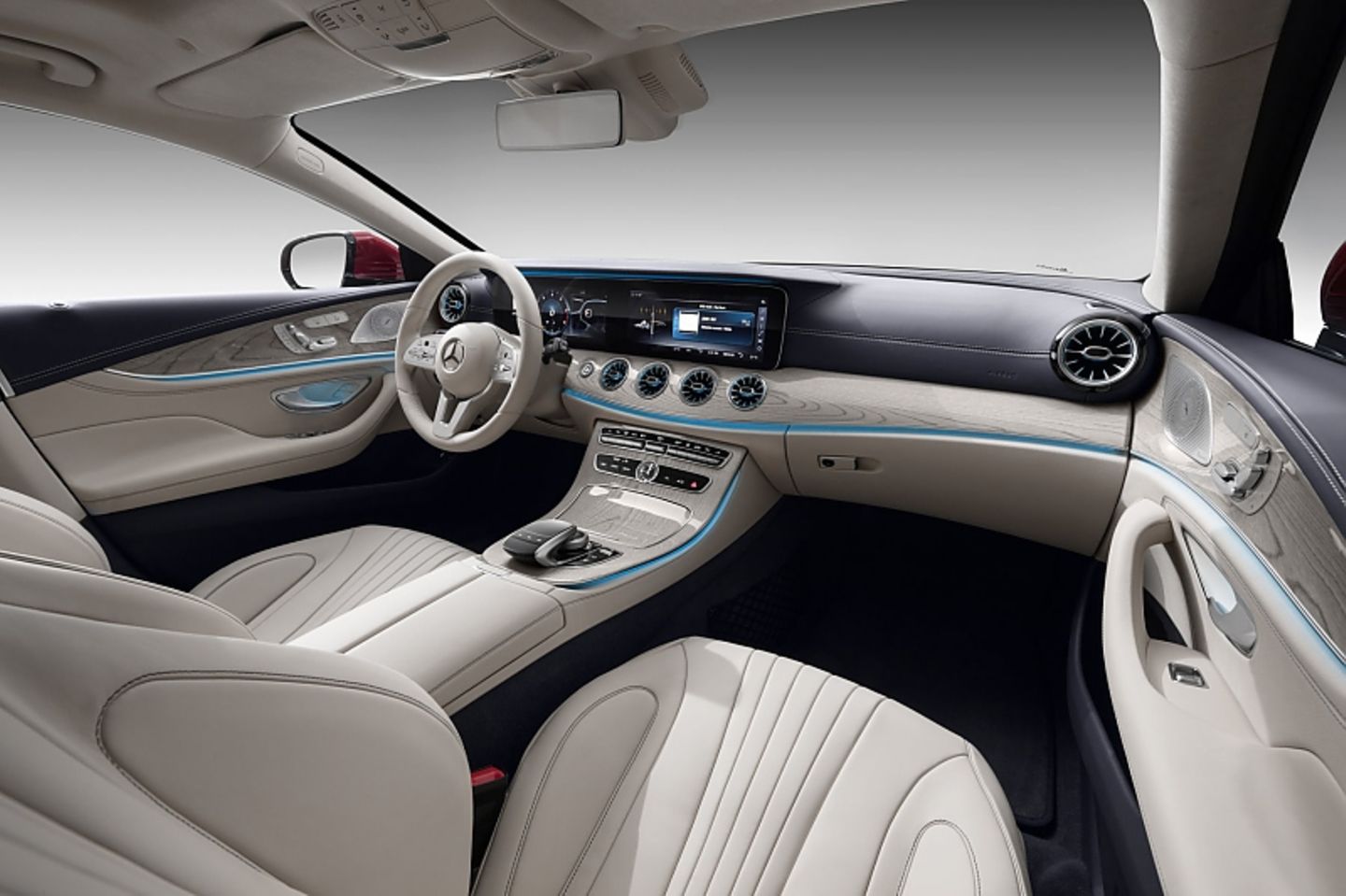 Mercedes CLS 2018 - auch das Cockpit kennt man aus dem E-Modell