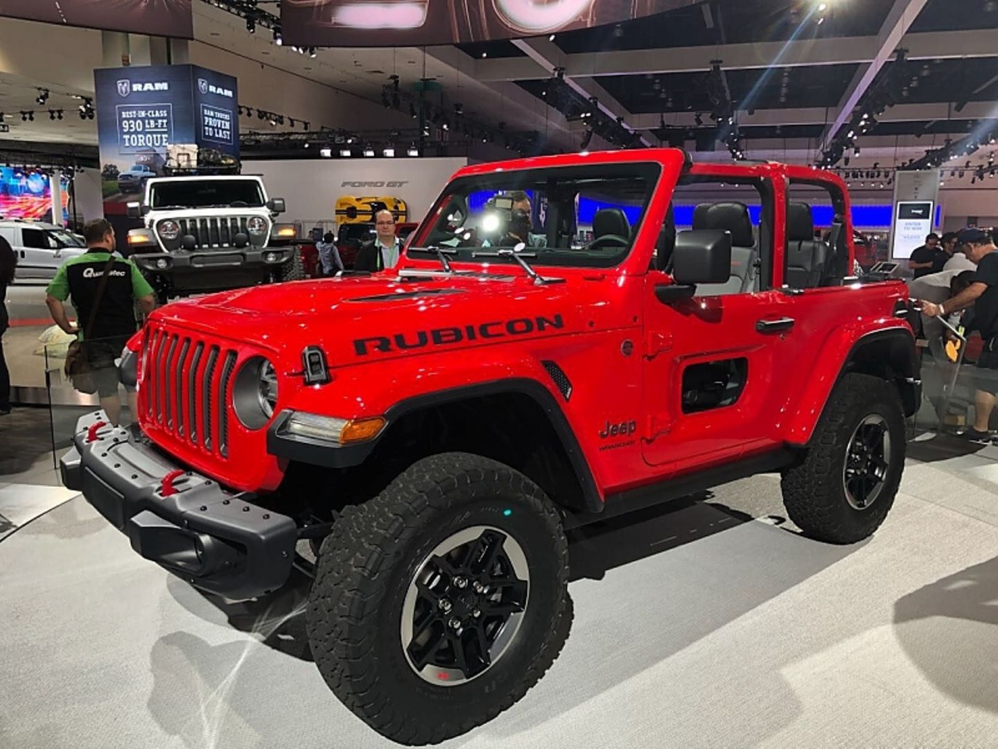 Ein Highlight der Messe: Jeep Wrangler