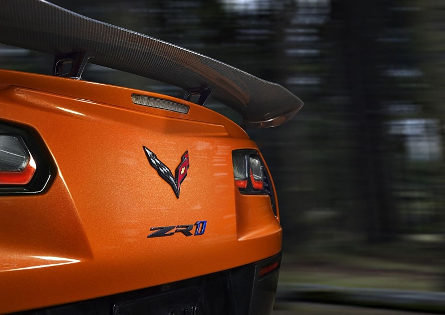 Das Heck mit dem typischen Chevrolet-Emblem