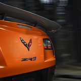 Das Heck mit dem typischen Chevrolet-Emblem